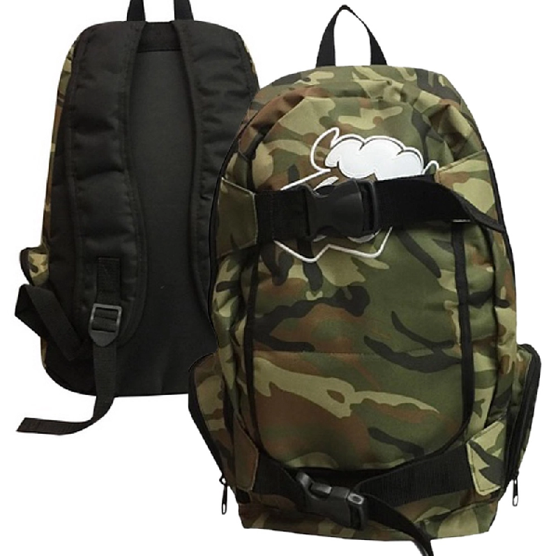 Mochila Black Sheep Camuflada - Porta Skate - Art Skate Shop